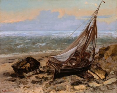 De Vissersboot door Gustave Courbet